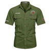 Customized Name and Number Council Of Crusaders Red Cross Workwear Short Sleeve Shirt M-5XL