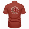 Customized Name and Number Council Of Crusaders Red Cross Workwear Short Sleeve Shirt M-5XL