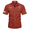 Customized Name, Chapter and Number RSS Rose of Seven Seals Workwear Short Sleeve Shirt M-5XL