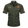 Customized Name, Chapter and Number Royal Arch Masonry Workwear Short Sleeve Shirt M-5XL