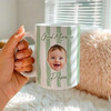 Custom Baby Face White Mug Grandad Birthday Present Gift