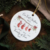 Personalized Our First Christmas As Family of 4 Ceramic Ornament Keepsake
