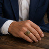 Freemasonic All Seeing Eye Pyramid Eye Stainless Signet Ring
