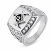 Masonic Master Mason Stainless Signet Ring Freemason