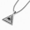 Masonic Eye of Providence Pyramid Pendant Necklace