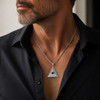 Masonic Eye of Providence Pyramid Pendant Necklace