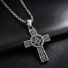 Masonic Free and Accepted Masons Celtic Cross Pendant Necklace