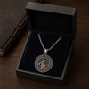 Knights Templar Cross Shield Medallion Pendant Necklace