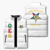 Customized Pentagon Down Order of the Eastern Star OES Chapter Puffer Vest Jacket M-8XL