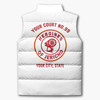 Customized Name, Court and Number HOJ Heroines of Jericho Puffer Vest Jacket M-8XL