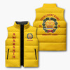 Customized Name, Court and Number Order of Amaranth Puffer Vest Jacket M-8XL