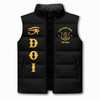 Personalized Daughters of Isis Puffer Vest, Custom DOI Court Name Jacket, DOI Sister Gift, Masonic Women Vest, Plus Size M-8XL