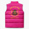 Personalized Daughters of Isis Puffer Vest, Custom DOI Court Name Jacket, DOI Sister Gift, Masonic Women Vest, Plus Size M-8XL