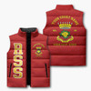 Personalized Rose of Seven Seals Puffer Vest, Custom RSS Court Name Jacket, RSS Sister Gift, Masonic Women Vest, Plus Size M-8XL
