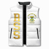 Personalized Rose of Seven Seals Puffer Vest, Custom RSS Court Name Jacket, RSS Sister Gift, Masonic Women Vest, Plus Size M-8XL