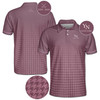 personalized-men's-retro-houndstooth-golf-polo-shirt-custom-name-and-initials-classic-gradient-pattern-5