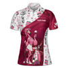 flamingo-golf-and-wine-women's-polo-shirt-personalized-tropical-golf-design-s-5xl-2