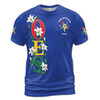 Custom Bow Megaphone Baseball Jersey, Glitter Cheerleading Team Uniform Shirt