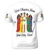 Eastern Star Sisterhood T-Shirt, Personalized OES Five Sisters Design, Custom Chapter Name, Masonic Sister Gift