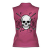 custom-name-skull-rose-golf-sleeveless-women's-polo-shirt-xs-4xl-3