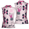 customized-name-flamingo-golf-heartbeat-sleeveless-women's-polo-shirt-xs-4xl-1