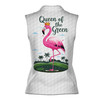 customized-queen-of-the-green-flamingo-sleeveless-women's-polo-shirt-xs-4xl