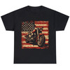 American Indian Motorcycle Lover American Patriotic T-shirt