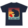 Do What I Want Vintage Black Cat Red Cup Funny My Cat T-Shirt