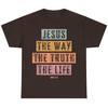 Christian T Shirt Women Men Jesus The Way Truth Life T-Shirt