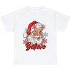 Vintage Snow And Santa Claus Merry Christmas Believe Christ T-Shirt S-5XL