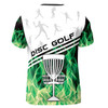 Green Light Fire Disc Golf Player Smokey Pattern Men's T-shirt S-5XL