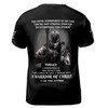 Custom Name Warrior Of Christ I Am The Storm Men's T-shirt S-5XL