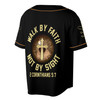 Cross Jesus Eye Walk By Fate, Not By Sight Baseball Jersey S-5XL