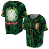 Green Repvbblica Italiana Italy Coat Of Arms Baseball Jersey S-5XL