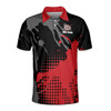 Personalized Red Paint Red Darts Arrow Darts Team Men's Polo Shirt S-5XL