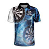 Personalized Darts Rebirth Phonix Lightning Blue Men's Polo Shirt S-5XL