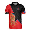Custom Name Puerto Rico Coat Of Arms Puerto Rico Flag Men's Polo Shirt S-5XL