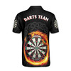 Custom Name My Passion Is Darts Darts Men's Polo Shirt