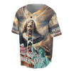 Jesus Aurole One Nation Under God America Statue of Liberty Baseball Jersey S-5XL