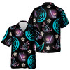 Neon Light Disco Hockey Stick Hawaiian Shirt S-5XL