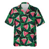 Funny Watermelon Cocktail Disc Golf Hawaiian Shirt S-5XL