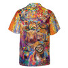 Funny Highland Cattle Cow Colorful Graphic Hawaiian Shirt S-5XL