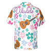 Funny Cute Guitar Ukulele and Flower Hawaiian Shirt S-5XL, Vacation Shirt