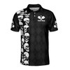 Custom Name Never Underestimate Pickleball Paddle Men's Polo Shirt S-5XL