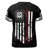 Custom Name Mechanic American Flag Patriotic Mechanic Tool 3D T-Shirt S-5XL