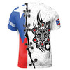 Customize Name Puerto Rico Grunge Flag Sun Taino Gift 3D T-Shirt S-5XL
