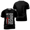 American Flag Jesus Cross Christian One Nation Under God Religious Bible 3D T-Shirt S-5XL