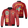 Custom Name Order of the Eastern Star OES Pentagon Up PHA Unisex Bomber Jacket S-5XL
