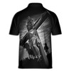 Jesus In The Darkness Cross Zipper Polo S-5XL