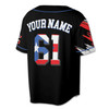 Custom Name Number Puerto RicoTeam Gift Baseball Jersey S-5XL